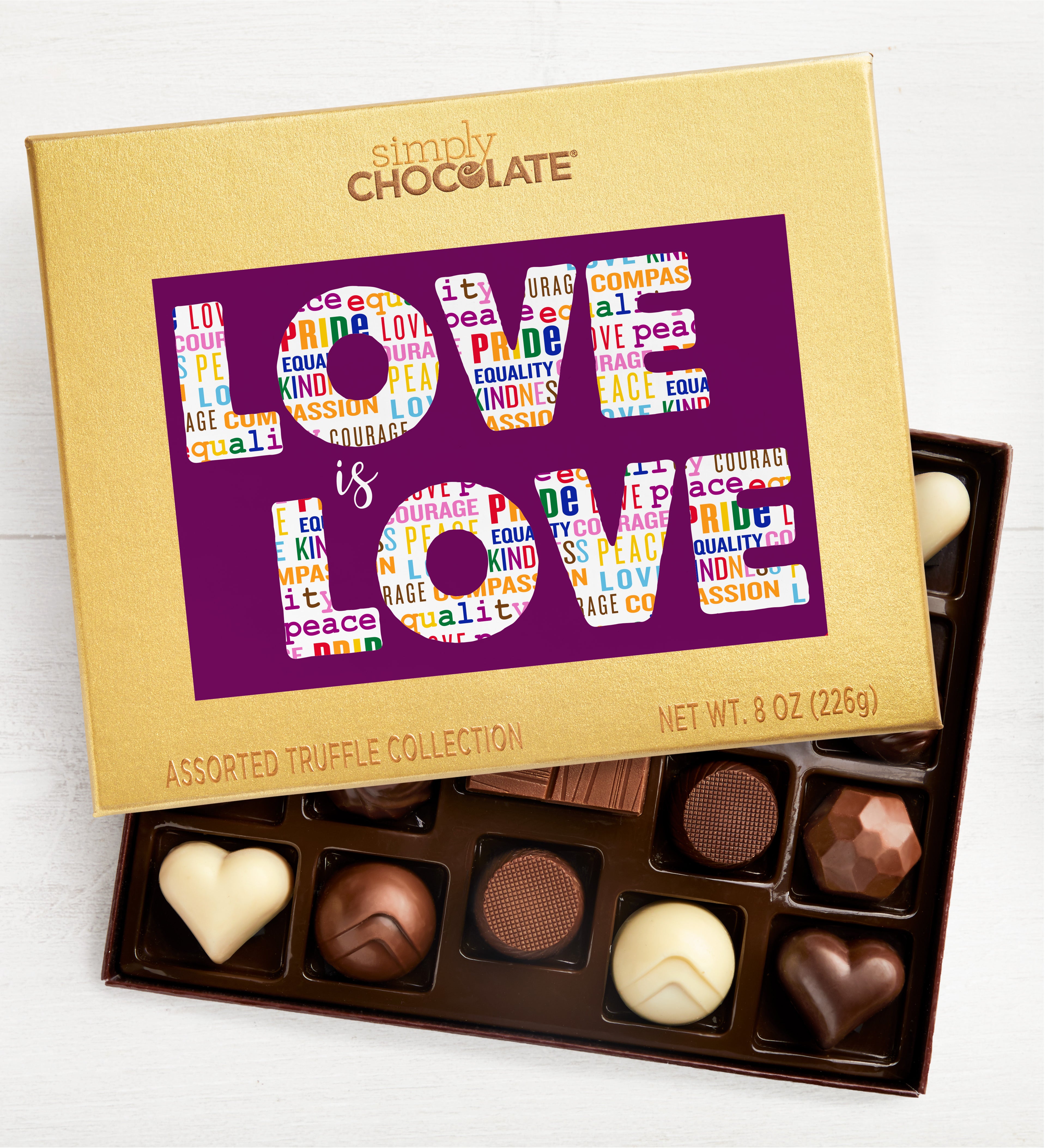Simply Chocolate® Love is Love 17pc Chocolate Box